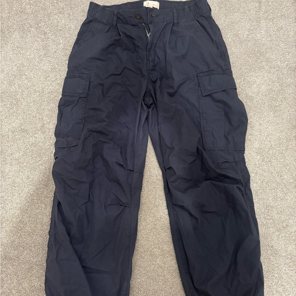 Anthropologie Dark Blue Cargo Pants for Men